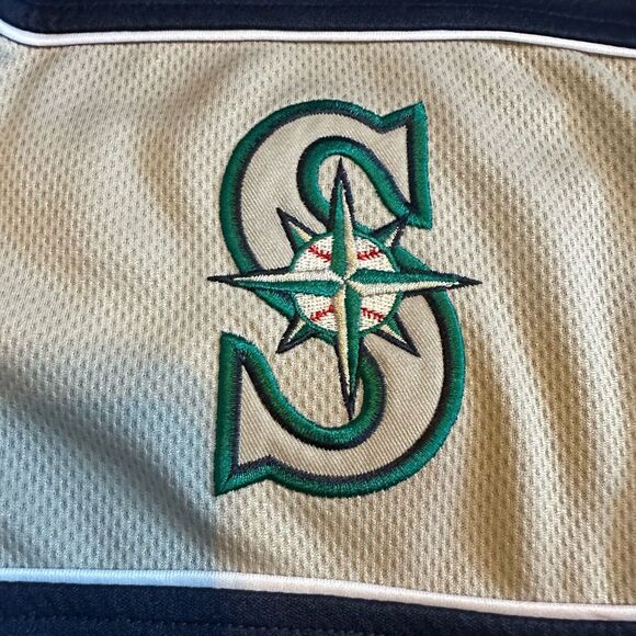 Seattle Mariners Lightweight Full Zip Jacket MLB Blue and Gray | Men Size XXL - Picture 4 of 10